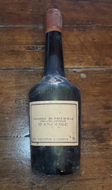 Ancienne Bouteille De Calvados du Pays d'Auge - 12 Ans d'age - Jamais Ouverte !