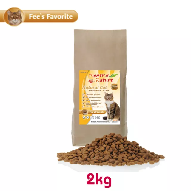 2 kg Power of Nature Fees Favorite Katzenfutter Trockenfutter Huhn getreidefrei