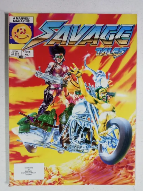 Savage Tales#1 (1985 Marvel Magazine) Michael Golden cover, The 'Nam, VF-