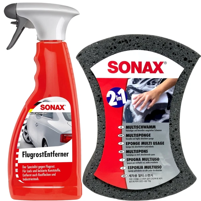 Sonax Produit Anti-rouille 500 ML & Sonax 2 IN 1 Multi Eponge