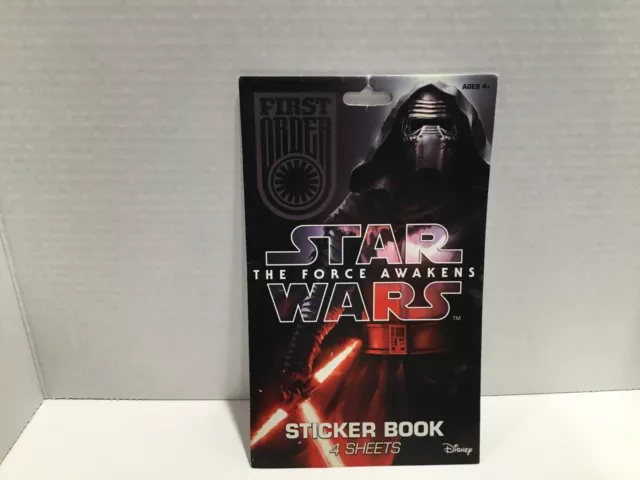 Star Wars The Force Awakens Sticker Book - 4 Sheets