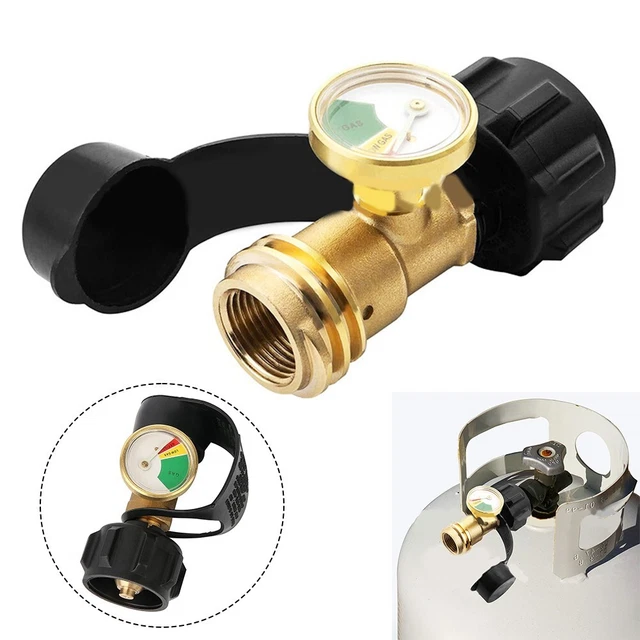 Gas Level Click GAS CYLINDER PROPANE Level Indicator with Leak Detection and Gas Meter ...