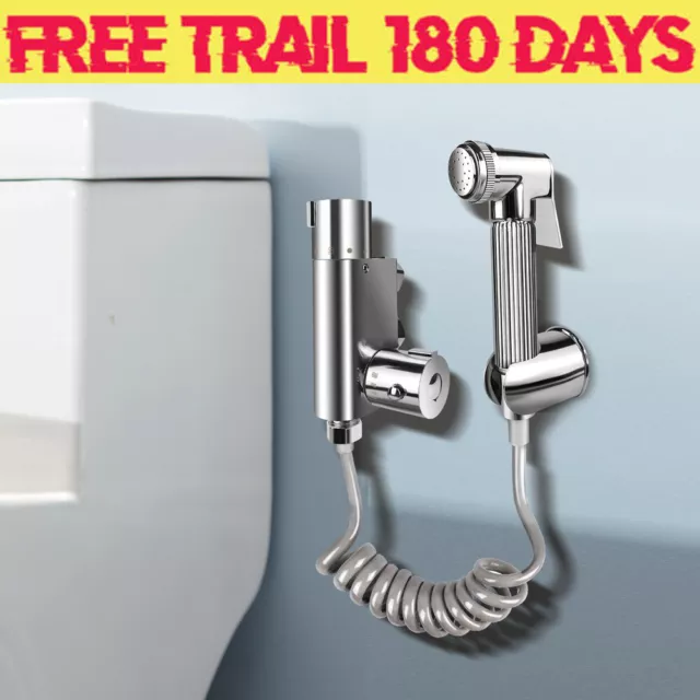 Douche Kit Bidet Toilet Thermostatic Valve With Brass Chrome Shower Cold & Hot