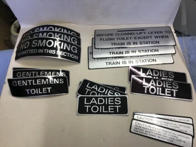 South Australian Railways SAR  group of original stickers possible Ghan