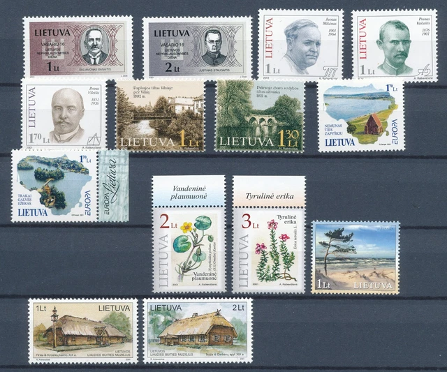 Lituanie timbres de collection tous différents Lituanie timbres de collection tous différents