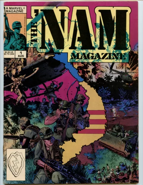 Nam Magazine #1 Comic Book 1988 FN- Michael Golden Marvel War Story Comics