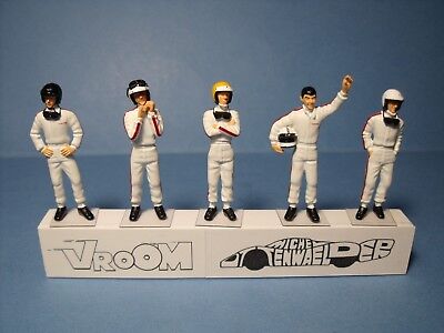 Figurines  1/43  Set 246  Pilotes  Drivers 1960  Vroom  Not Peint  For  Spark
