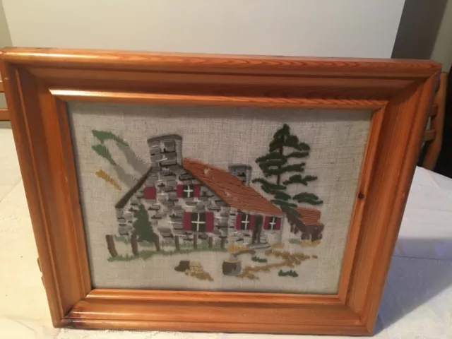 Framed = Beautiful Hand Woven Home Made Tapestry