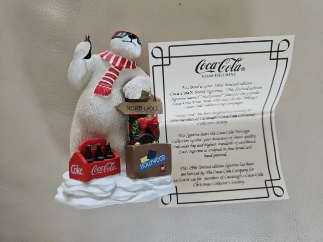 Coca-Cola Heritage Polar Bear Collectors Society Members Limited Edition 1996