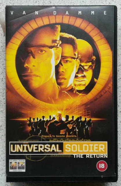 UNIVERSAL SOLDIER THE RETURN VHS VIDEO TAPE : BIG BOX EX RENTAL : FREE ...