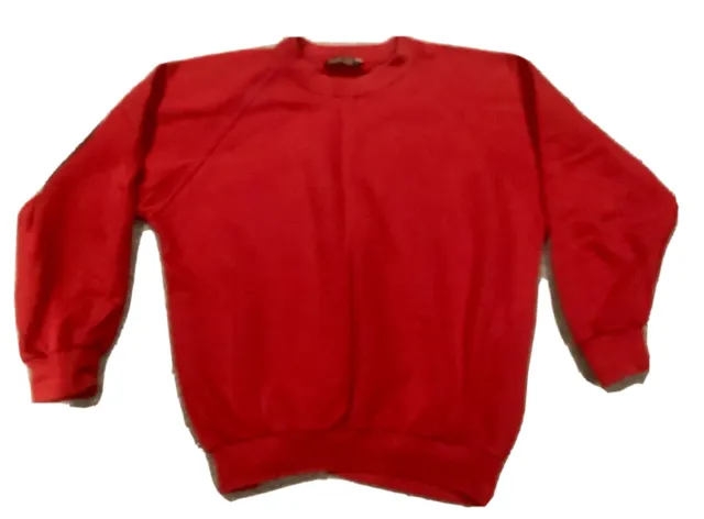 Girls Red MBs Sweatshirt Top Small Size 10 Age 14-16