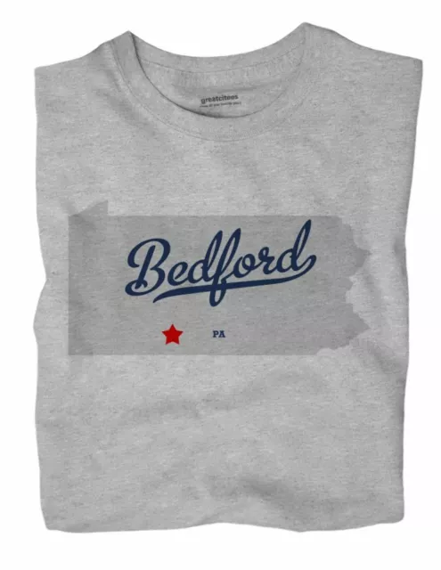 Bedford Pennsylvania PA Penn T-Shirt MAP