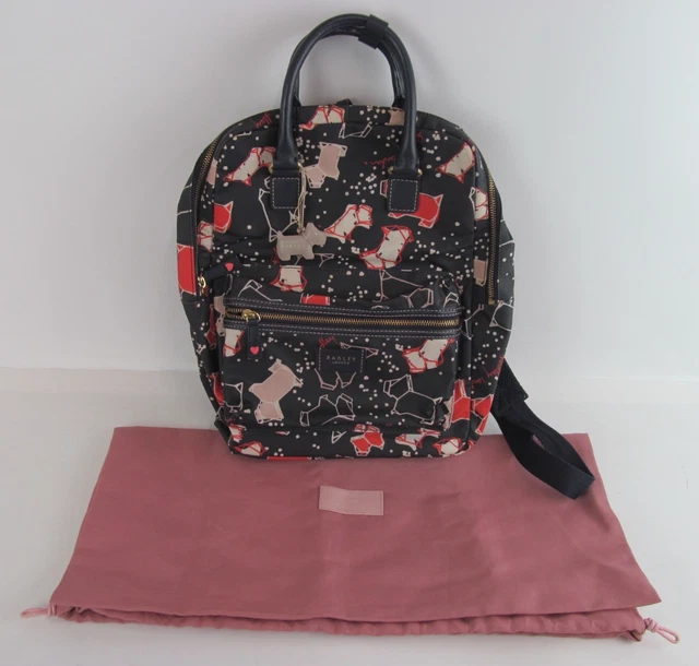 RADLEY LONDON SCOTTIE Dog Print Oilcloth Backpack Multi  display picture 2