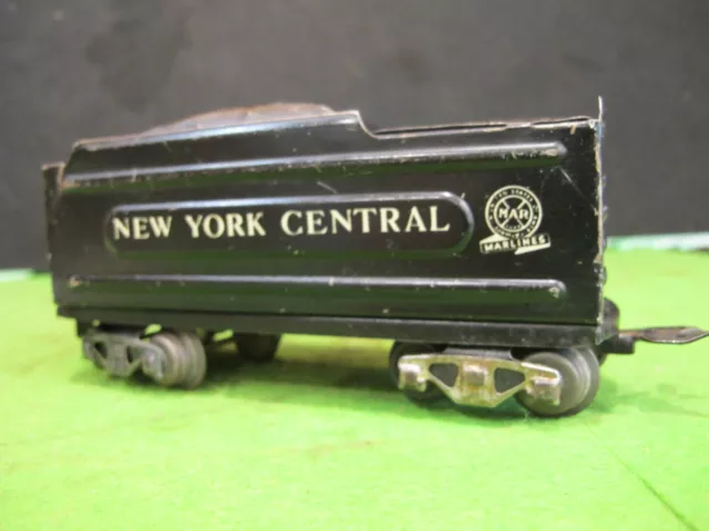 Marx  O Gauge / O27 Scale New York Central NYC 8 Wheel tin Tender #3