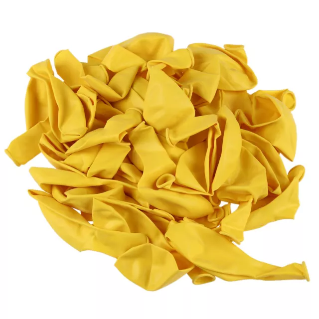 Pack 25 Yellow Latex Meteor Decorator Balloons Party Hanging Decorations 28Cm 2