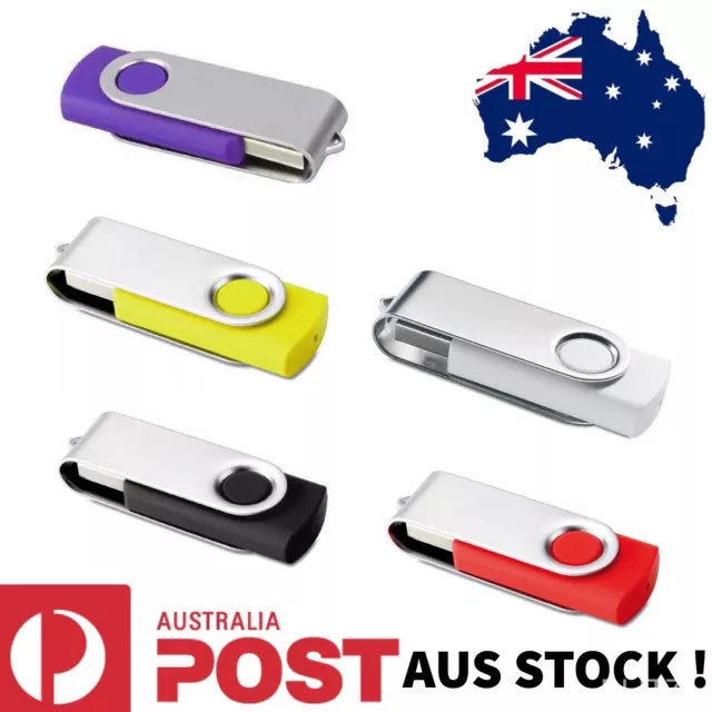 AUSWholesaleLot/Bulk2/3/5/10/15/20 Pack USB Handy Flash Drive Memory Stick Thumb