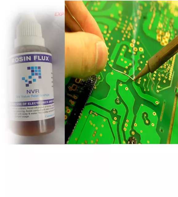 Liquid flux rosin for soldering desoldering Restance capacitor transistor IC pcb