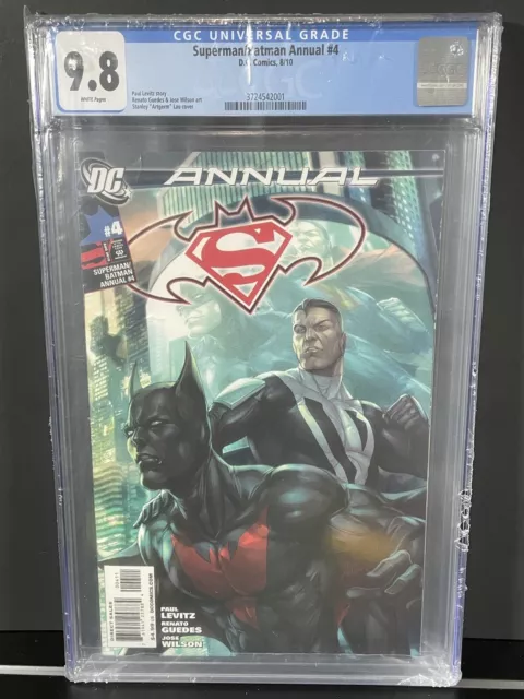 SUPERMAN BATMAN ANNUAL #4 CGC 9.8  1st Batman Beyond In DCU DC 2010