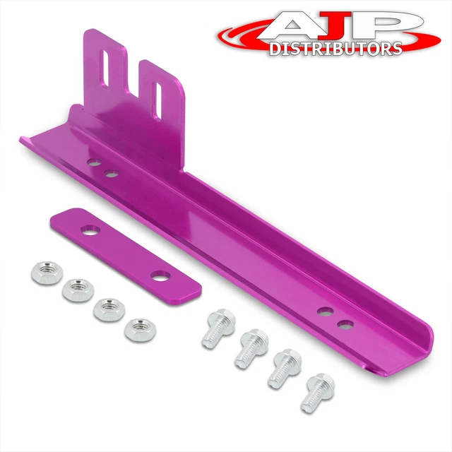 JDM License Plate Holder Bracket Relocator Relocation Adapter Purple For Subaru
