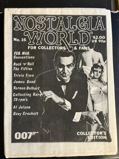 JAMES BOND 007 Nostalgia World Issue NEW SEAN CONNERY 007 BOND MOVIE ...