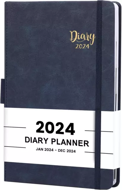 2024 Diary - Diary 2024 A5 Page A Day, Productivity A5 2024 Daily Planner from X