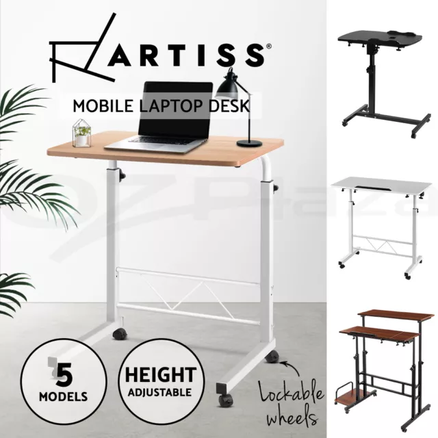 Artiss Laptop Desk Mobile Laptop Table Adjustable  Stand Bed Computer Desks