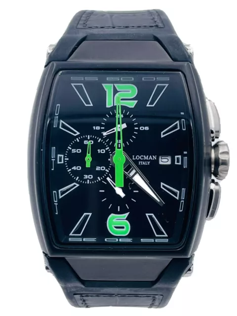 Montre Locman Tremila Chrono 550KKGKPL/575 Titane / Caoutchouc Bradé Neuf