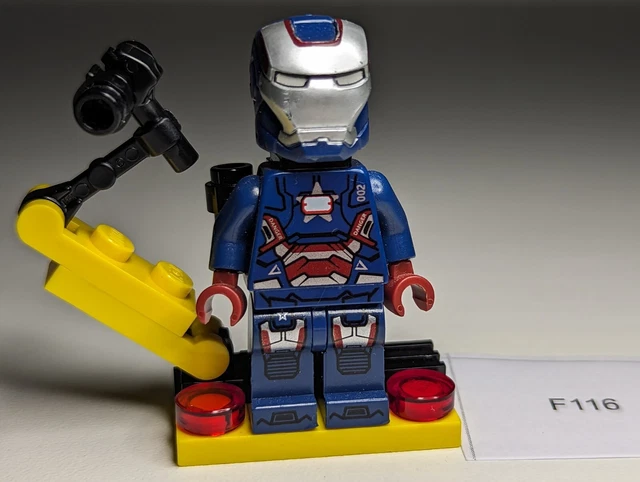 Lego iron patriot 2025 minifigure
