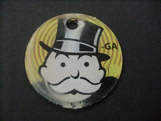 Monopoly Pinball Machine Key Chain
