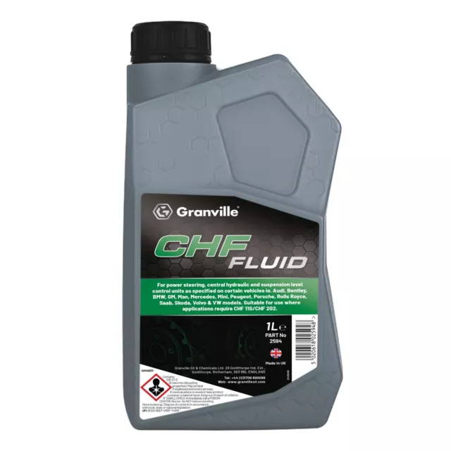 Granville Central Hydraulic Fluid CHF 11S Power Steering Suspension Oil 1L