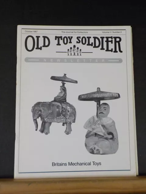 Old Toy Soldier Newsletter Vol 11 #4 1987 October Britains mechanicl toys