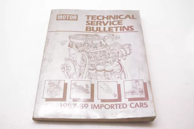 Motor 0-87851-698-0, 18503 Technical Service Bulletins 1987-89 Imported Cars