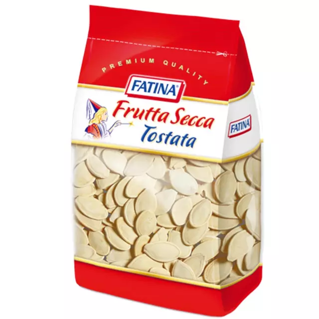 Semi Di Zucca Tostati E Salati Fatina Busta Da 200 Gr Frutta Secca Party Natale