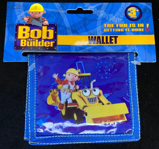 New Bob The Builder Blue Bifold Wallet