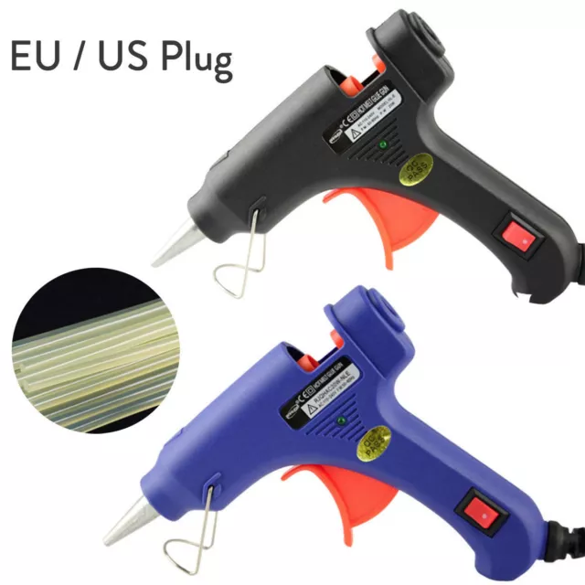 7mm Mini 20W Hot Melt Glue Gun Craftsman Electric Heat Temperature Tool RC588