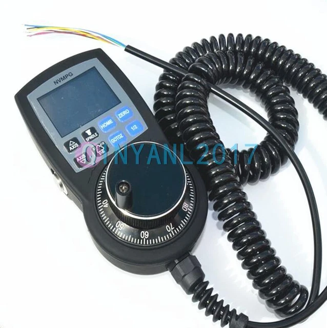 CNC MANUAL PULSE Generator MPG 6 Axis Coordinates Display Handwheel ...