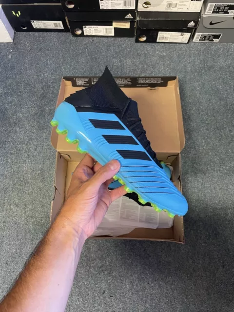 ADIDAS PREDATOR 19.1 AG Bright Cyan Black Yellow UK 8.5 US 9 EU 42 2 3 139.99 PicClick UK