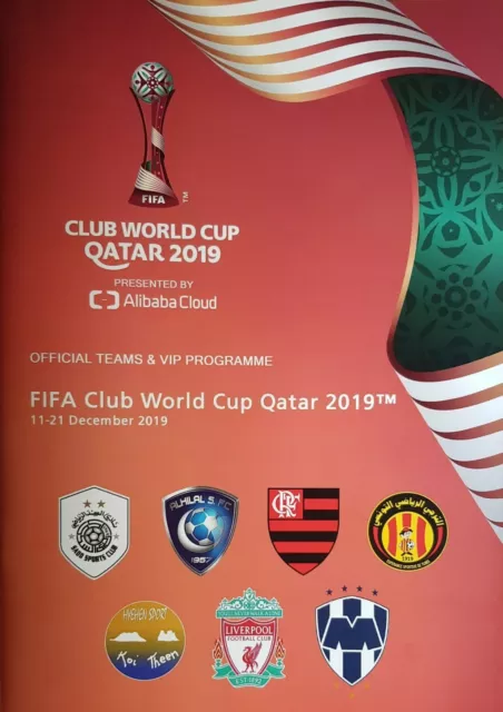 2019 Fifa Club World Cup Final Qatar Official Vip Programme Liverpool Flamengo