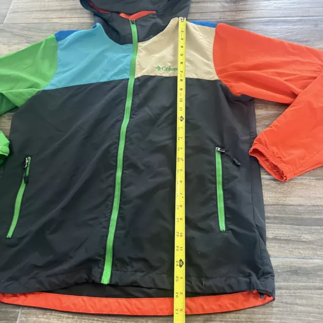 Columbia Bozeman rock jacket color blocking size medium windbreaker 3