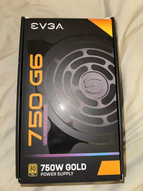 EVGA Supernova 750 G6,  80 PLUS Gold, 750W Fully Modular PSU Power Supply Unit.