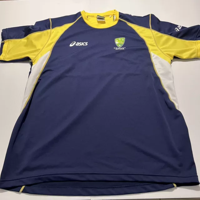Asics Men's T-shirt Cricket Training Shirt Australia size XL