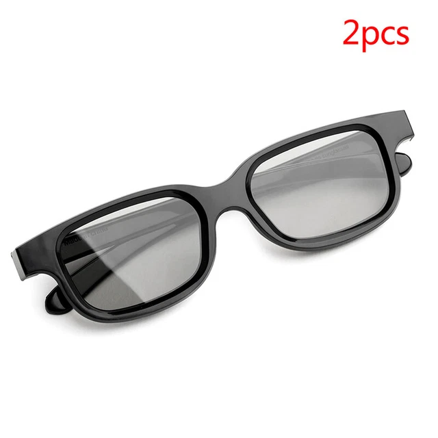 2Pcs/Lot VQ163R Polarized Passive 3D Glasses for 3D TV Real 3D Cine-hq