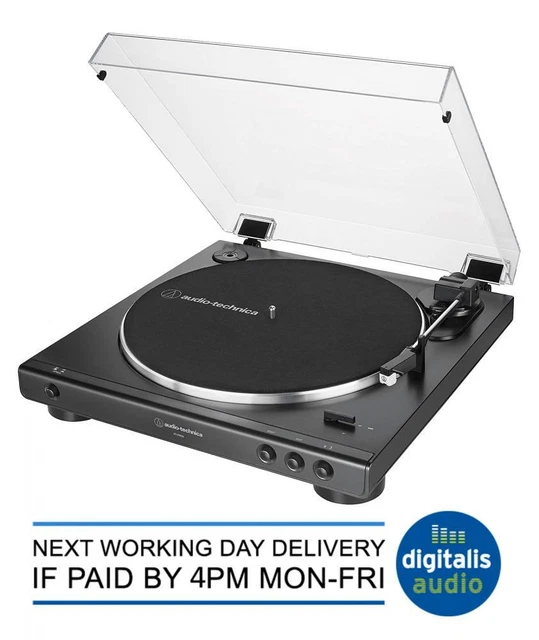 AUDIO TECHNICA ATLP60X Fully Automatic BeltDrive Turntable Black £