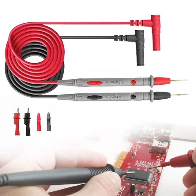 Kit Puntali Multimetro 9 In 1 Proster - Con Morsetti A Coccodrillo, Ganci E Pinzette, Per Misure Elettriche Precise
