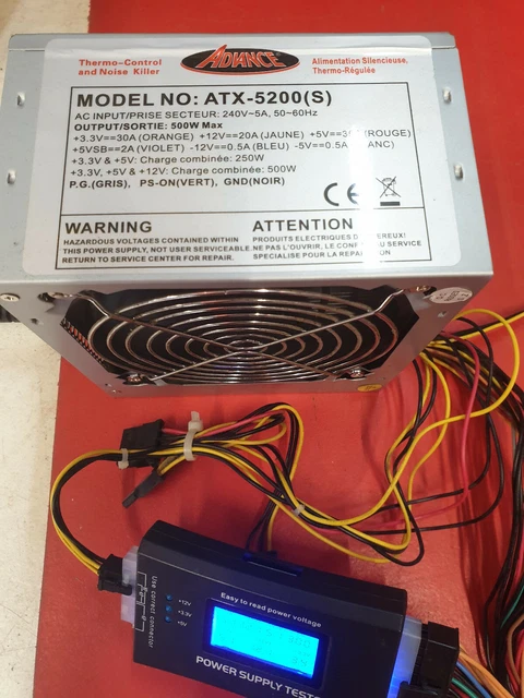 Alimentation PC Antec SP-500P – 500W – Modulaire – ATX – Neuf