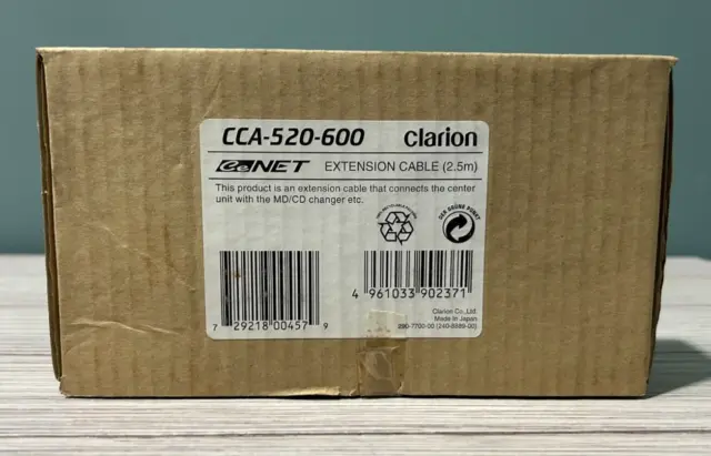 Clarion CCA-520-600 CeNET 8-Foot 13-Pin Male to Female Extension Cable (2.5m)