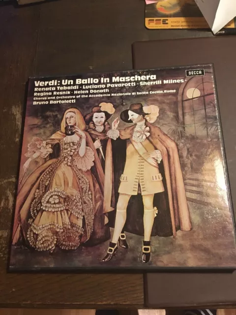 Verdi Un Ballo In Maschera  3 LP Box Bruno Bartoletti (3)