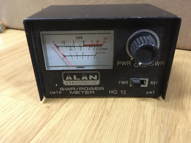 Tos Mètre/ Wattmètre Tosmetre Alan HQ 12 Swr Pour CB Cibi