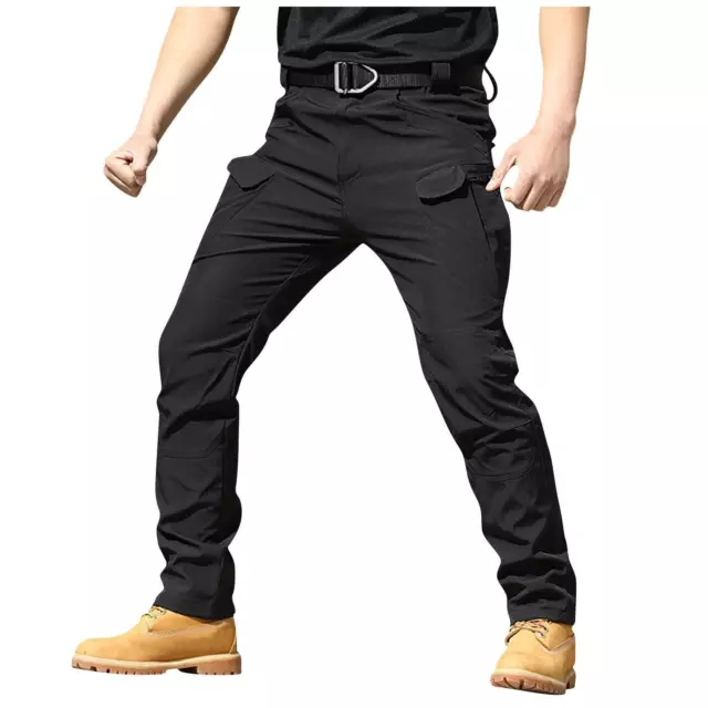 Pantalones De Trabajo Múltiples Bolsillos Fuerzas Especiales Carga Para Hombre 3