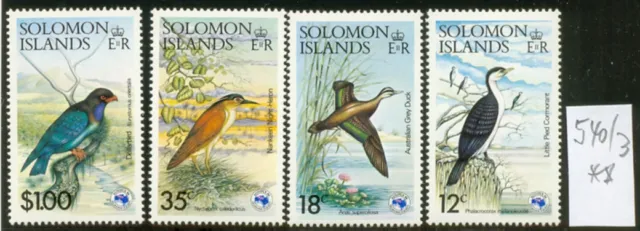 SOLOMON ISLANDS - Mi.Nr. 540/3  kompl. Ausg. postfr